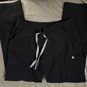 Figs Black small petite bottoms